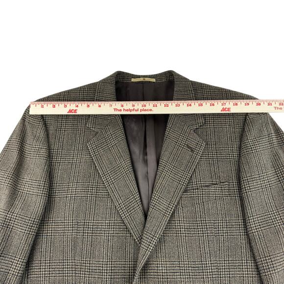 Joseph Abboud Vintage Tweed Blazer Jacket Classic Fit 42R Three Button Wool Silk - Picture 6 of 12